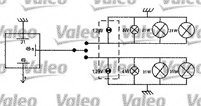 VALEO 641408 Flasher Unit